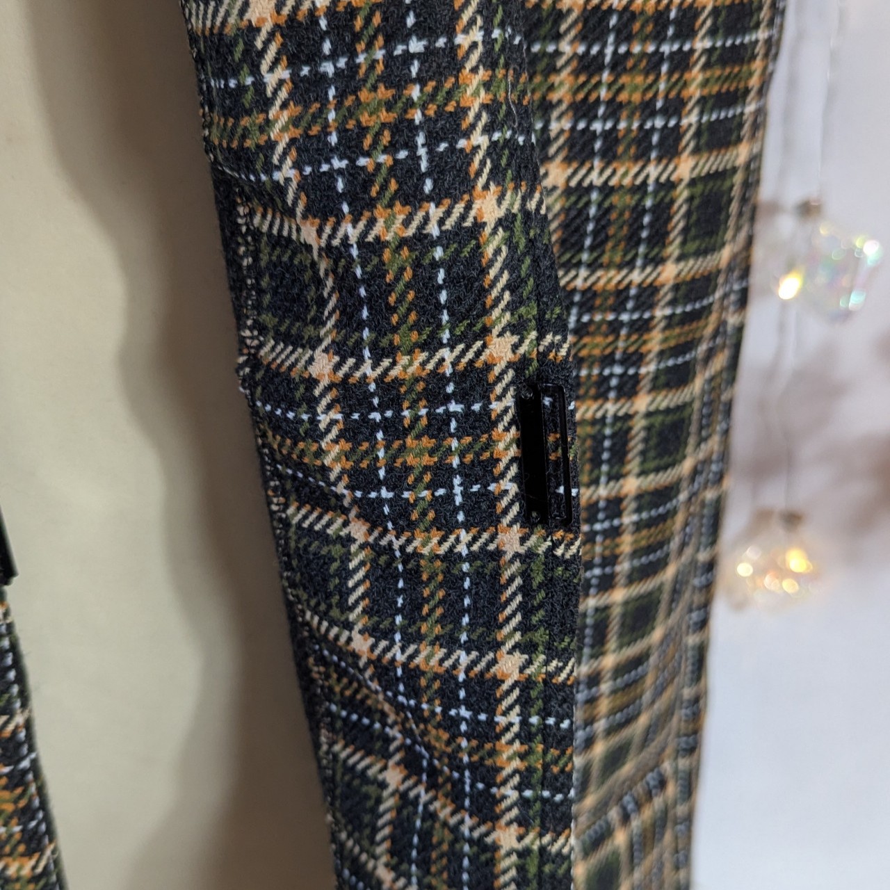 creation-veste-longue-sans-manche-laine-vert-et-jaunex-carreaux-meami-couture-et-creation